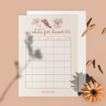 Oh Hey Cindy - Whats for dinner - Free Printable