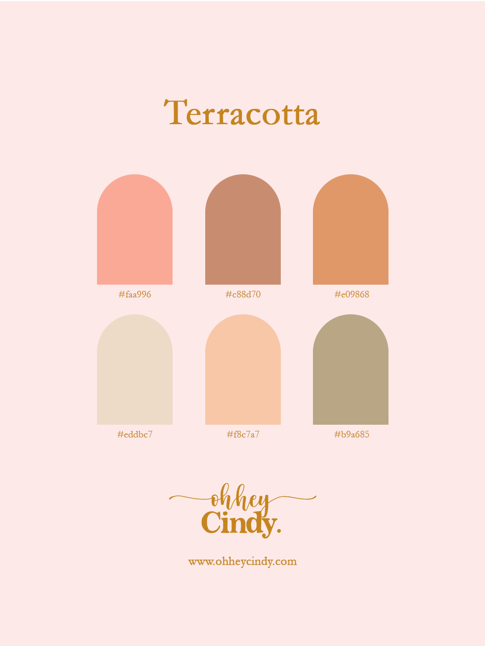 Oh Hey Cindy - Terracotta Color Palette