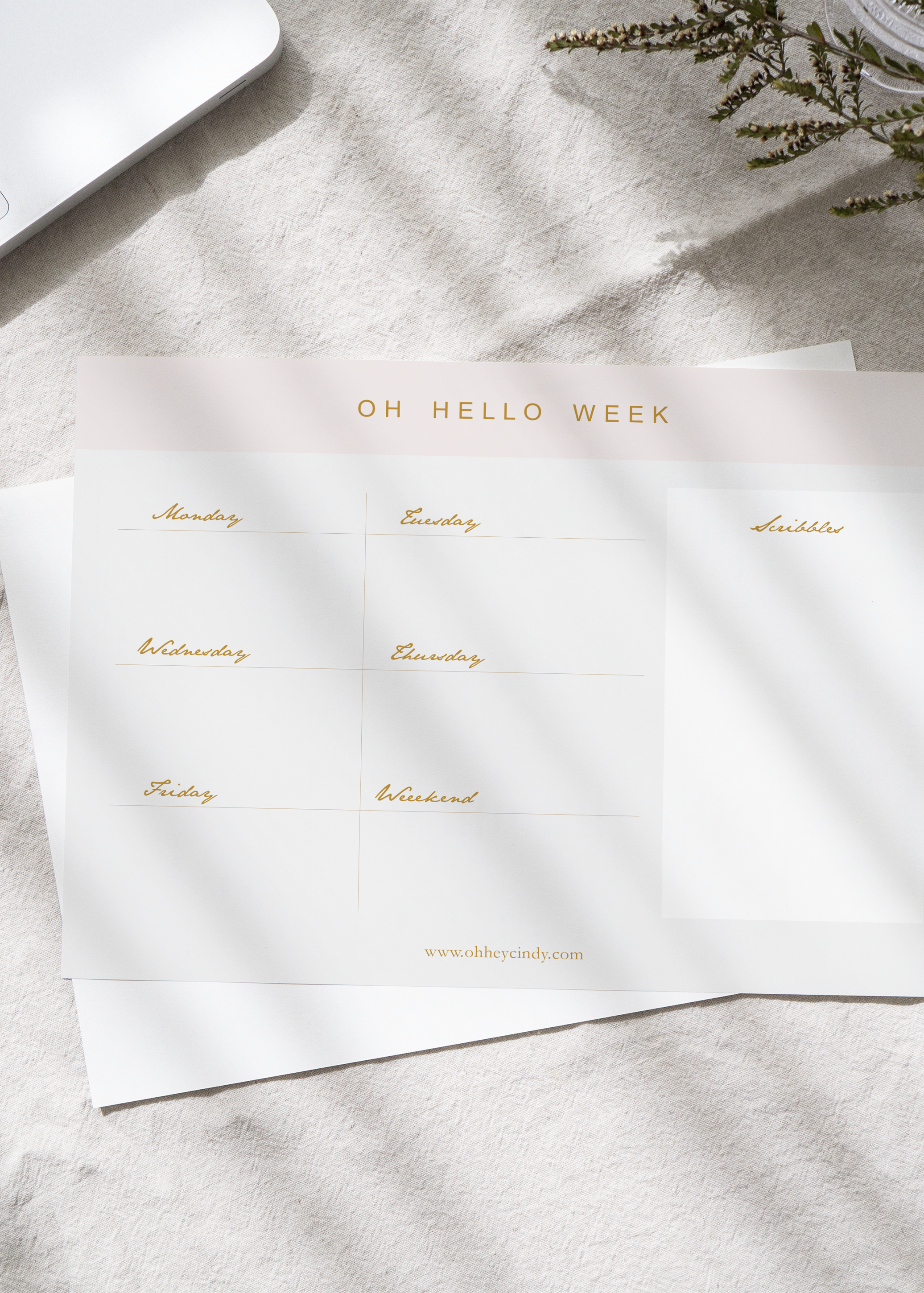 Oh Hello Week - Free Download - Oh Hey Cindy